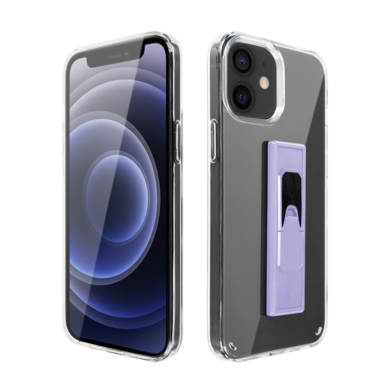 TPU Bumper Shockproof Case With Embedded Coil APPLE IPHONE 12 MINI In Purple